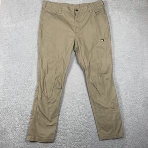 Caterpillar CAT Men's Beige 40x32 Stretch Work Utility Pants
